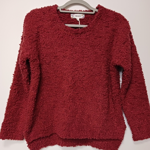 NWT Pink Rose soft sweater - Picture 1 of 5